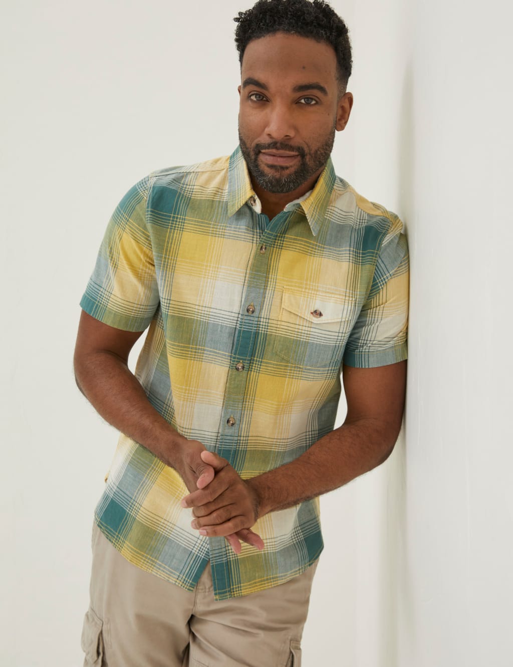 Pure Cotton Check Shirt