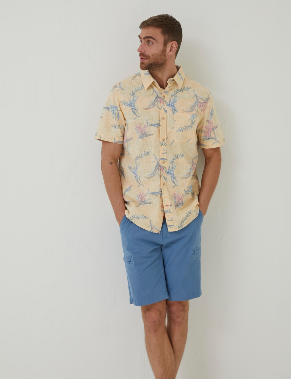 Pure Cotton Floral Shirt image 1