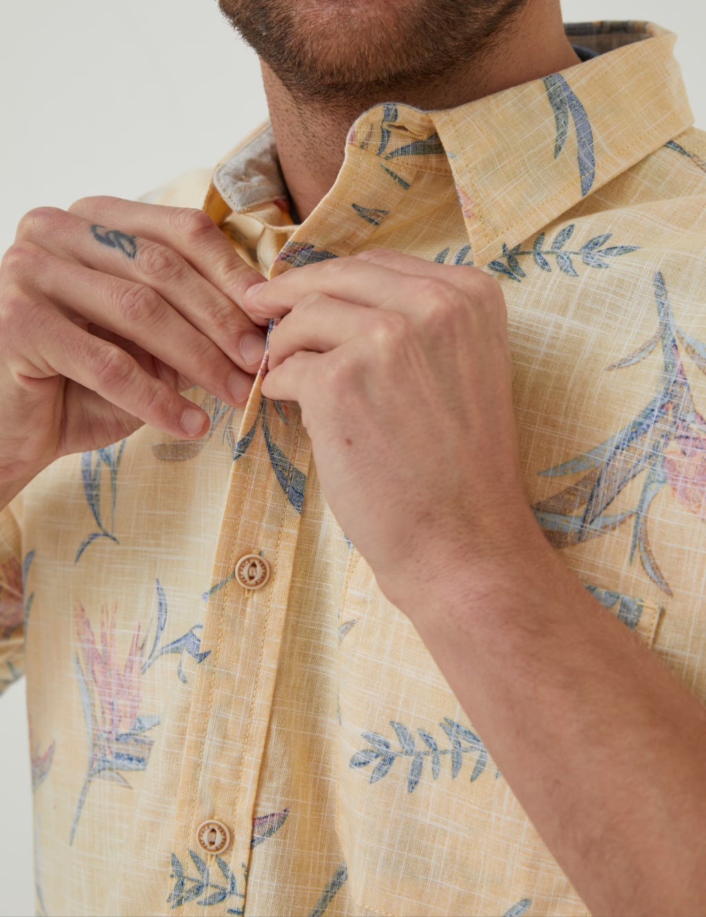 Pure Cotton Floral Shirt image 4