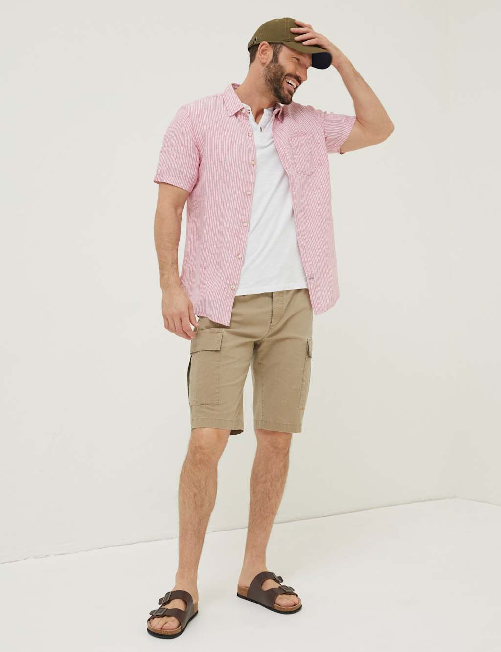 Pure Linen Striped Shirt image 5