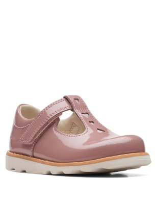 Kids' Leather Riptape Mary Jane Shoes (4 Small - 6½ Small)