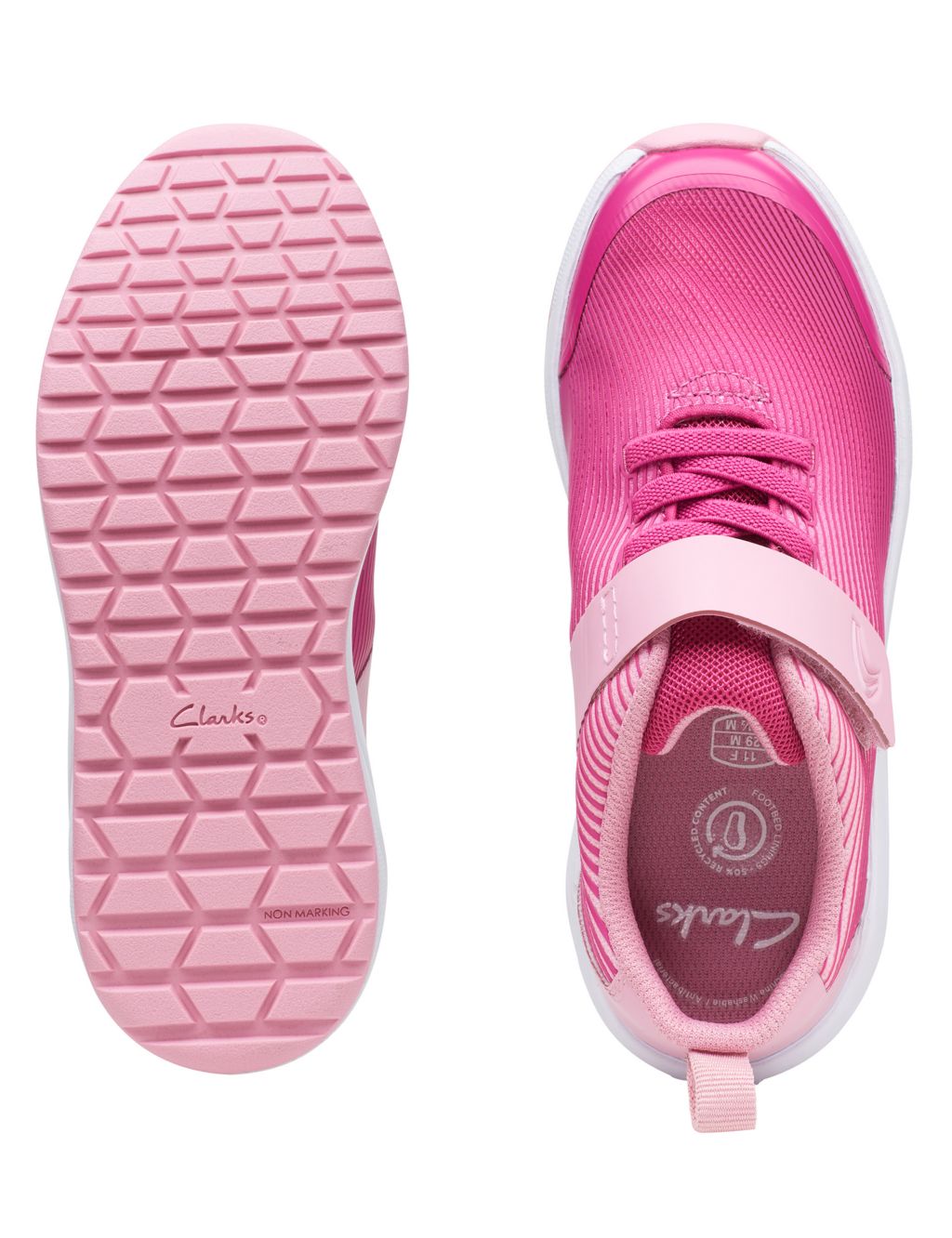 Kids' Ombre Riptape Trainers (7 Small - 12½ Small) image 4