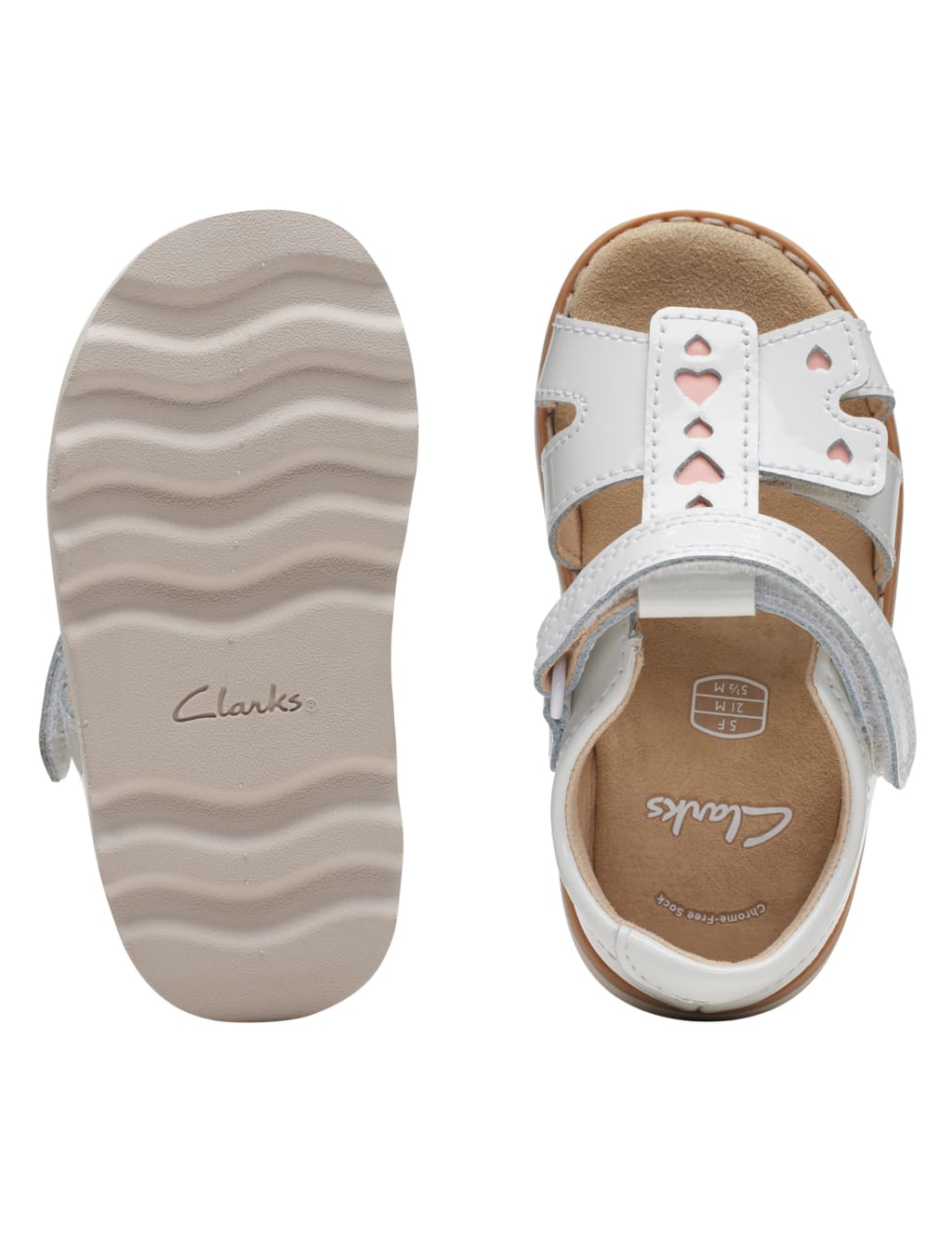 Kids' Leather Riptape Sandals (4 Small - 6½ Small) image 4