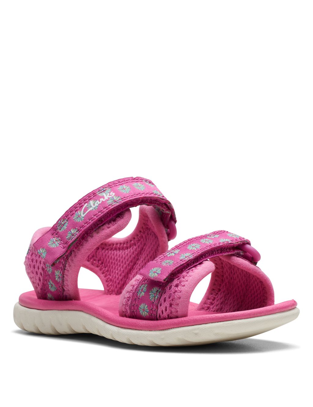 Kids' Floral Riptape Sandals (4 Small - 6½ Small) image 2