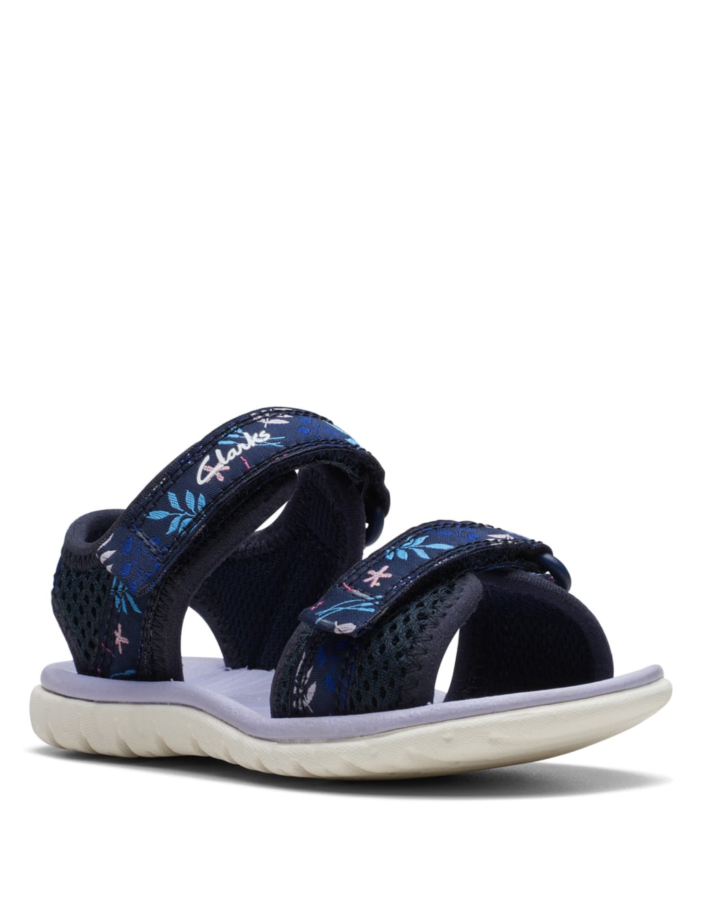 Kids' Floral Riptape Sandals (4 Small - 6½ Small) image 2