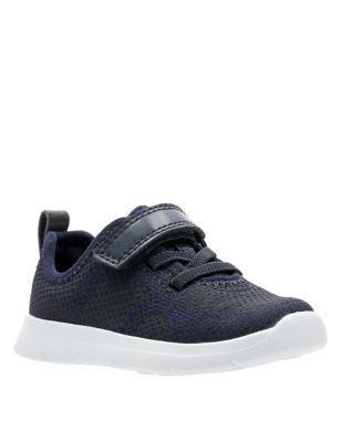 Clarks Baby Riptape Trainers (4 Small- 9.5 Small) - 4SF - Navy, Navy