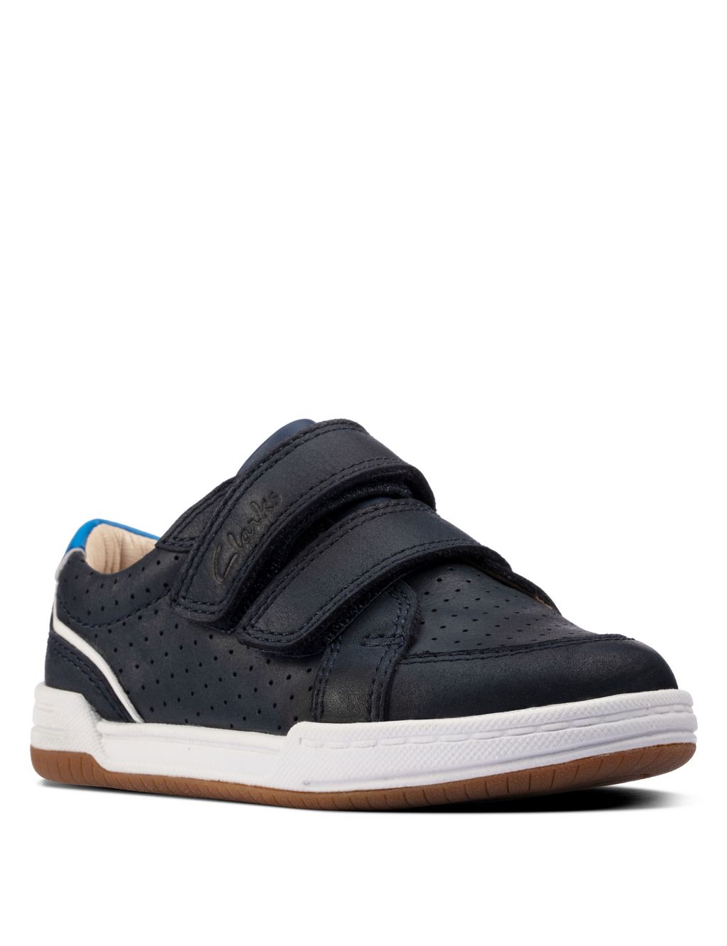 Baby Leather Riptape Trainers (4 Small- 9.5 Small)
