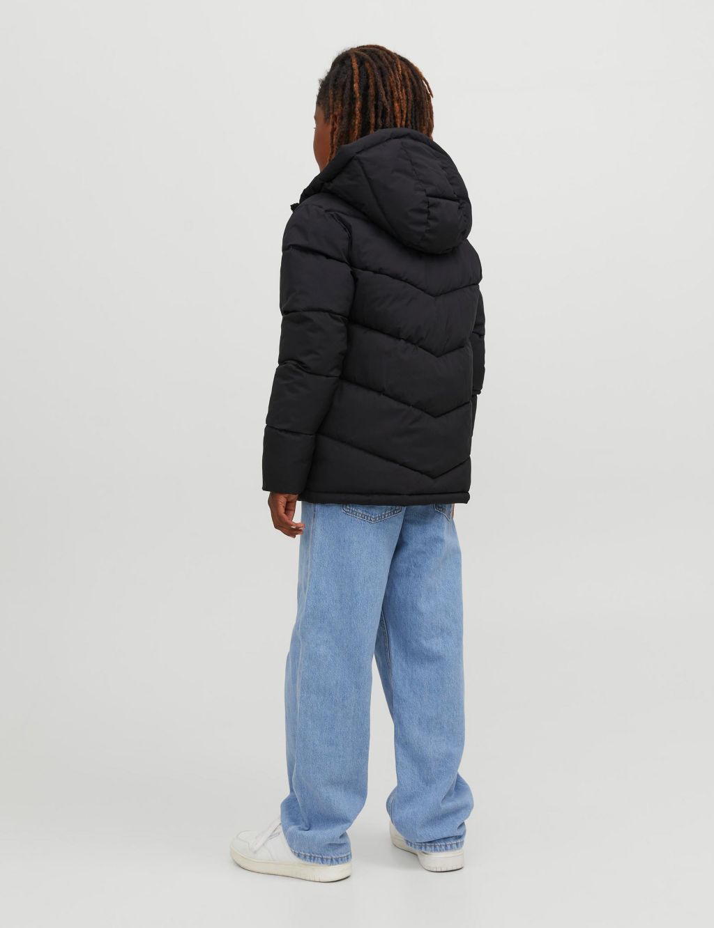 Padded Hooded Puffer Jacket (8-16 Yrs) image 4