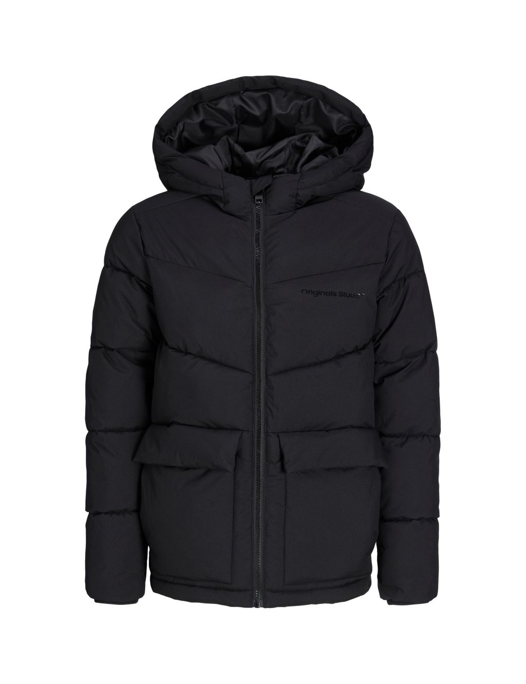 Padded Hooded Puffer Jacket (8-16 Yrs) image 2