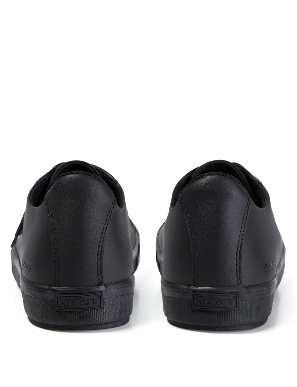 Leather Lace Up Trainers image 2