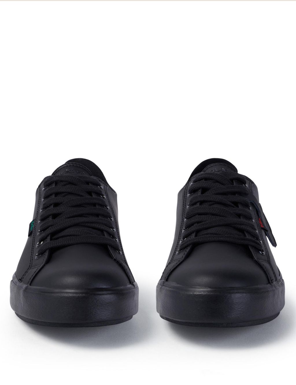 Leather Lace Up Trainers image 3