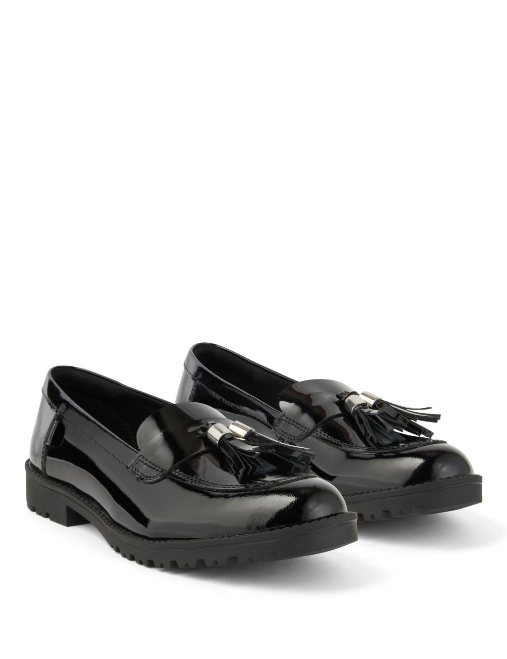 Leather Patent Tassel Loafers image 2
