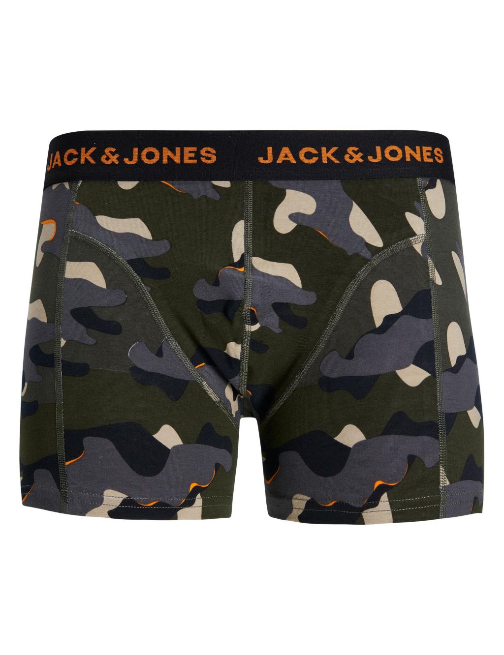 3pk Cotton with Stretch Camouflage Trunks (8-16 Yrs) image 4