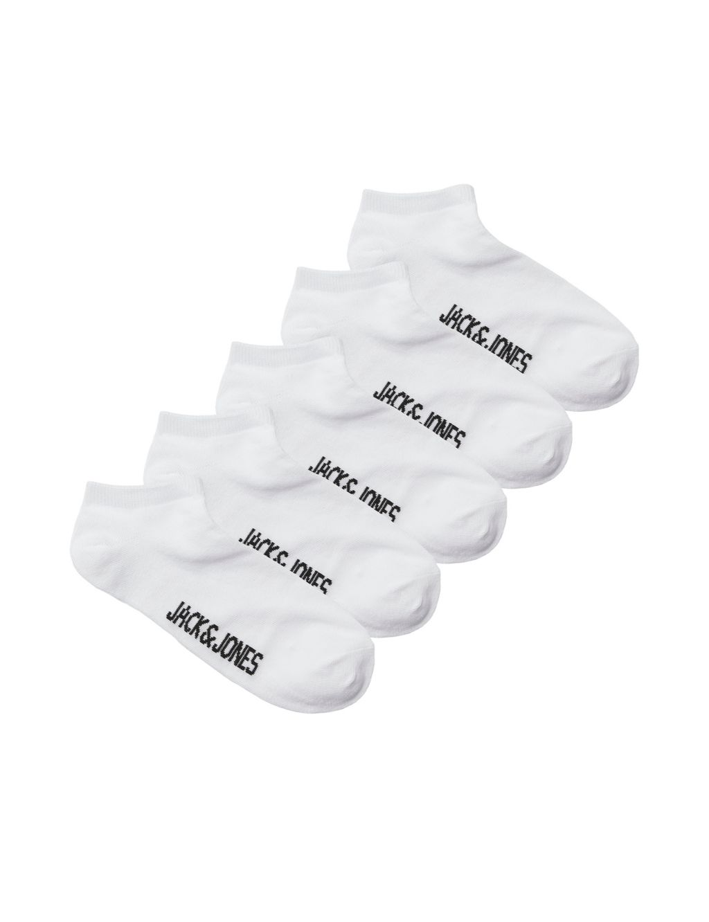 5pk Cotton Rich Ankle Socks (1-9 Yrs)