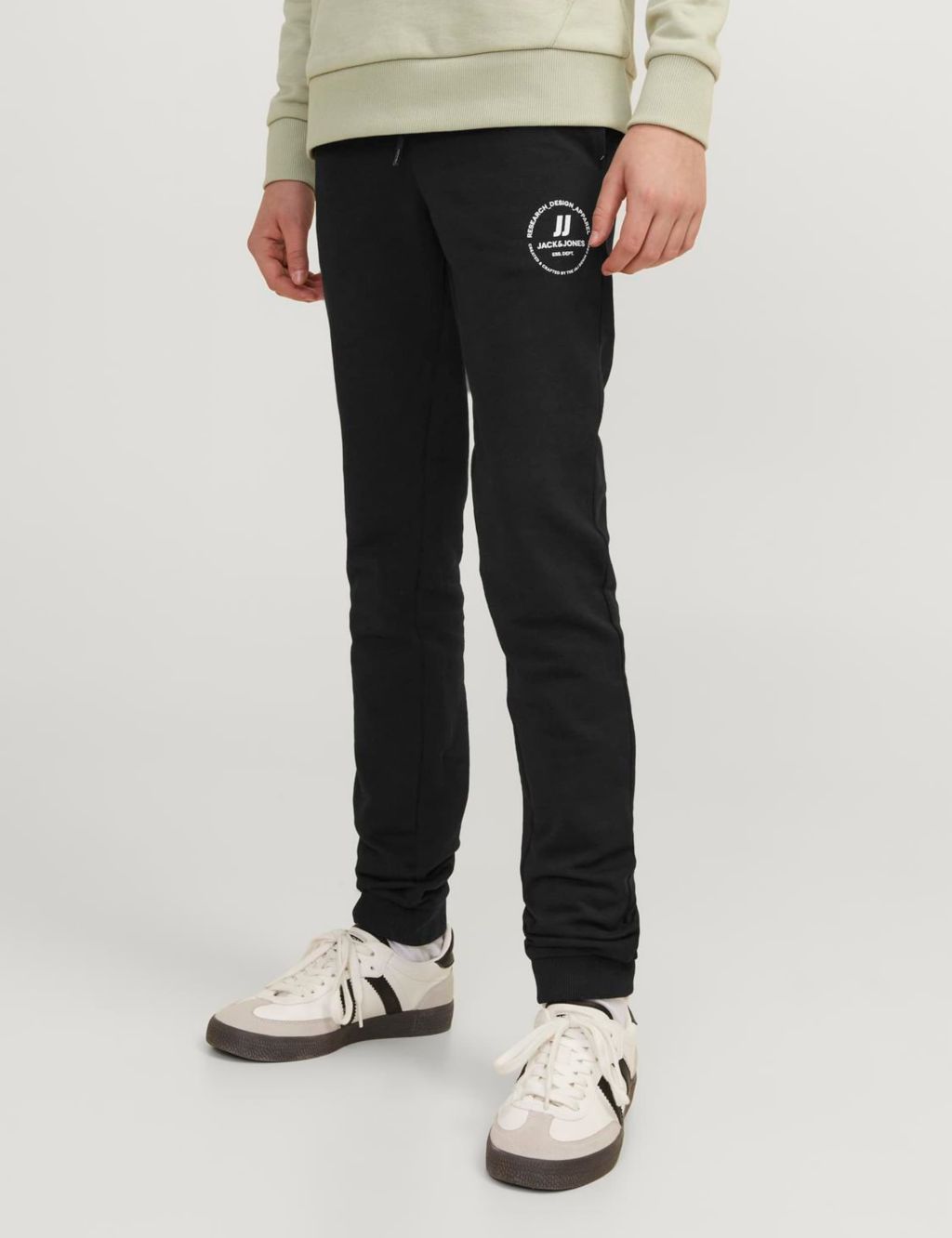 Pure Cotton Slim Fit Joggers (8-16 Yrs) image 2