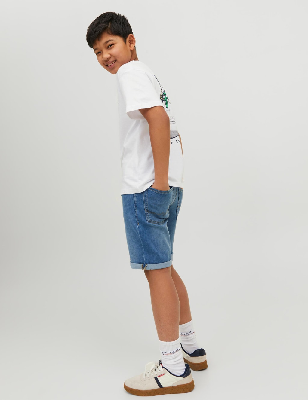 Denim Shorts (8-16 Yrs) image 5