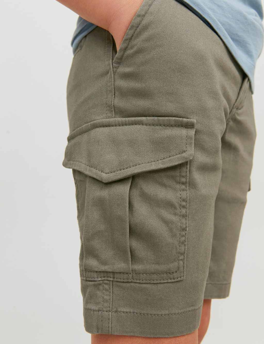 Cotton Rich Cargo Shorts (8-16 Yrs) image 2