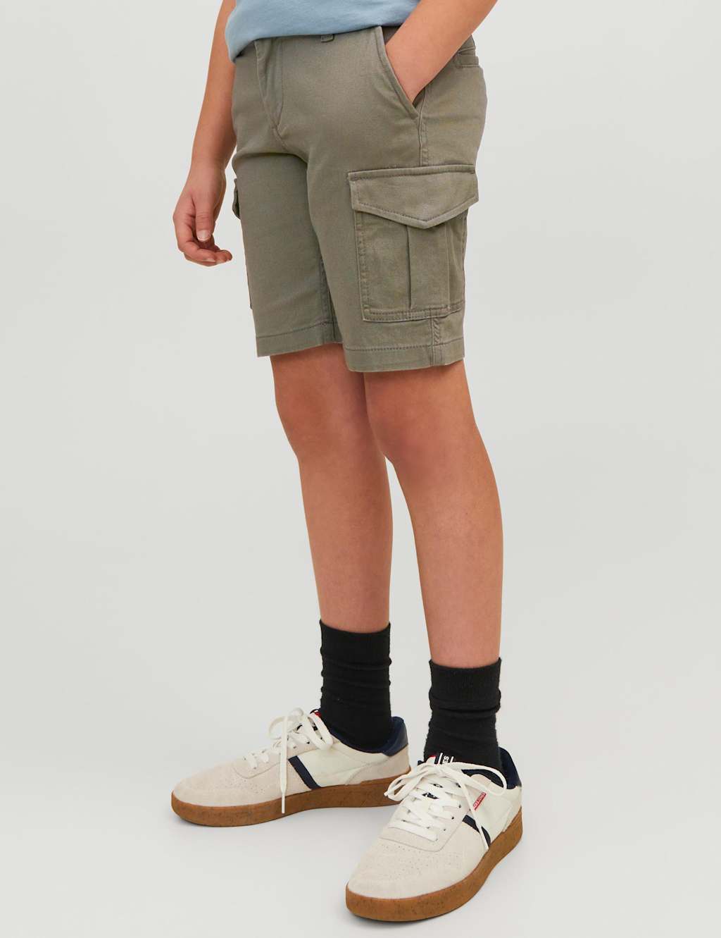 Cotton Rich Cargo Shorts (8-16 Yrs) image 5