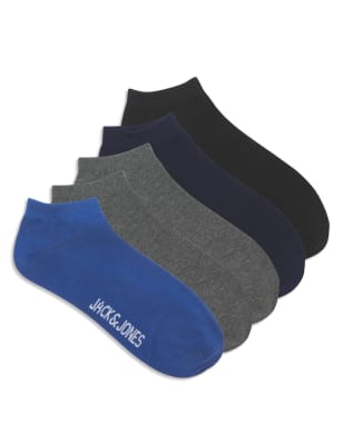 5pk Cotton Rich Trainer Liner Socks