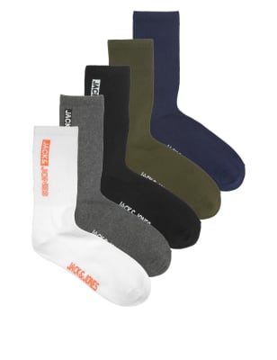 5pk Cotton Rich Trainer Liner Socks