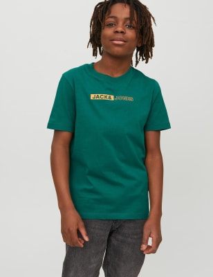 Pure Cotton Logo Graphic T-Shirt (8-16 Yrs)