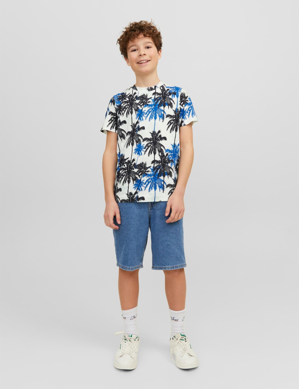 Pure Cotton Palm Print T-Shirt (8-16 Yrs) image 4