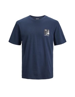 Pure Cotton Logo Graphic T-Shirt (8-16 Yrs)