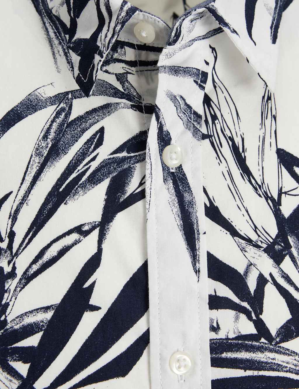 Pure Cotton Leaf Print Shirt (8-16 Yrs) image 7