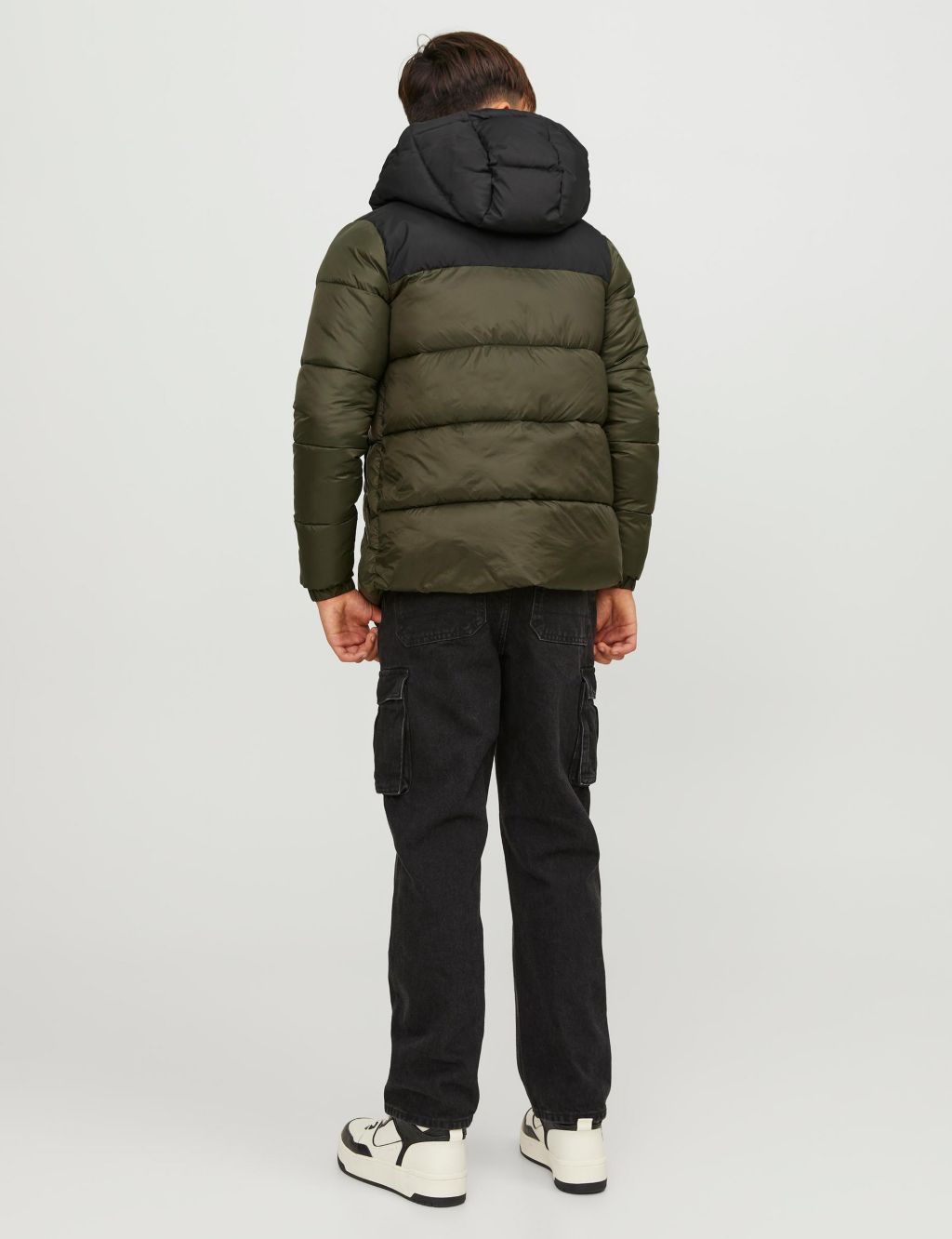 Hooded Quilted Jacket (8-16 Yrs) image 3