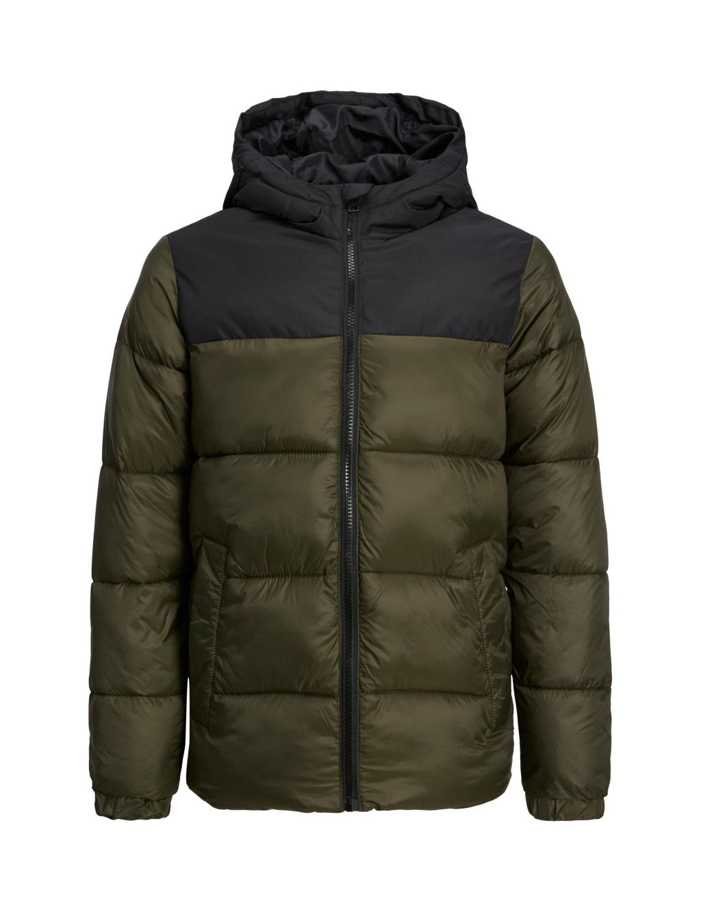 Hooded Quilted Jacket (8-16 Yrs) image 1