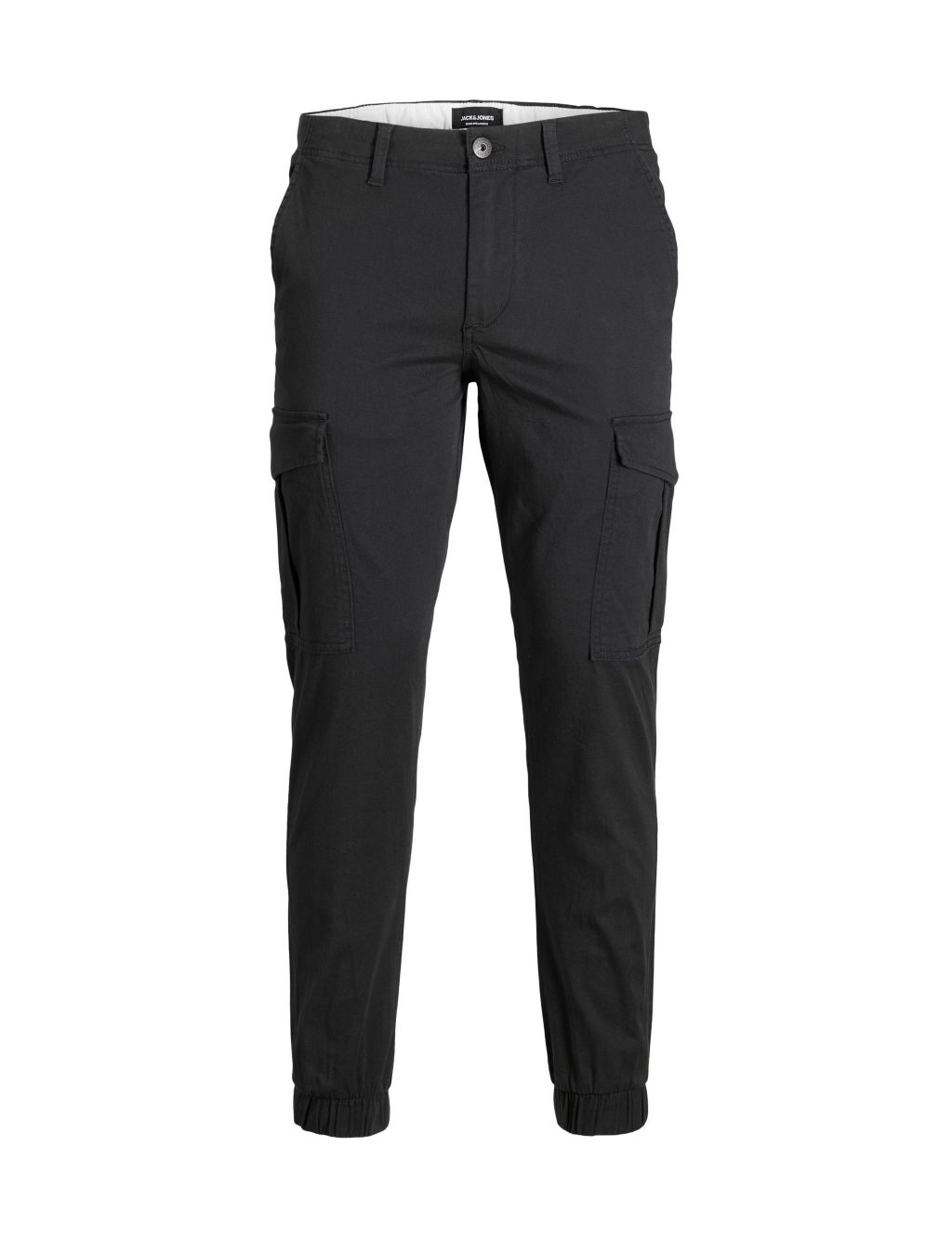 Slim Cotton Rich Cargo Trousers (8-16 Yrs) image 1