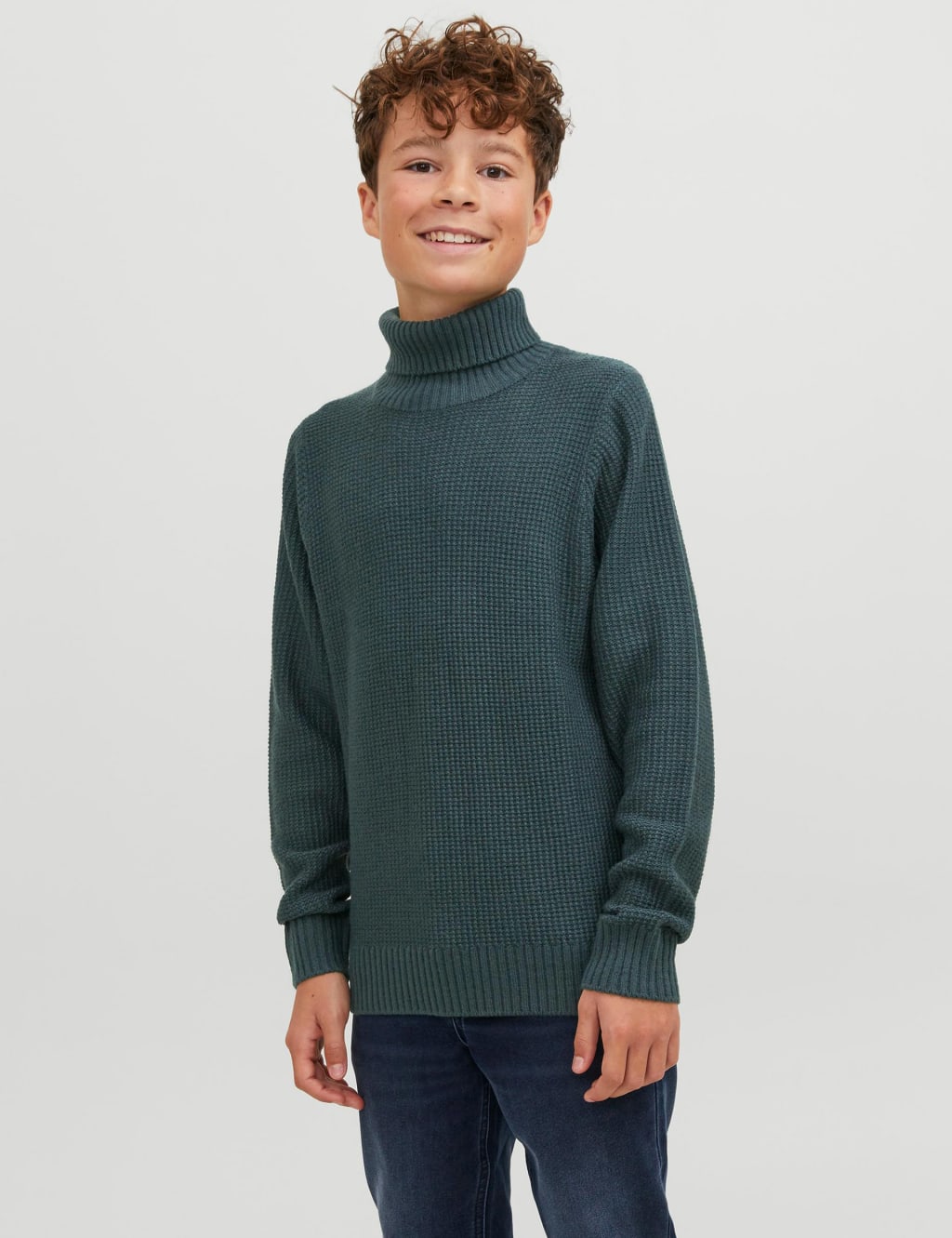 Baby boy roll neck cheap jumper