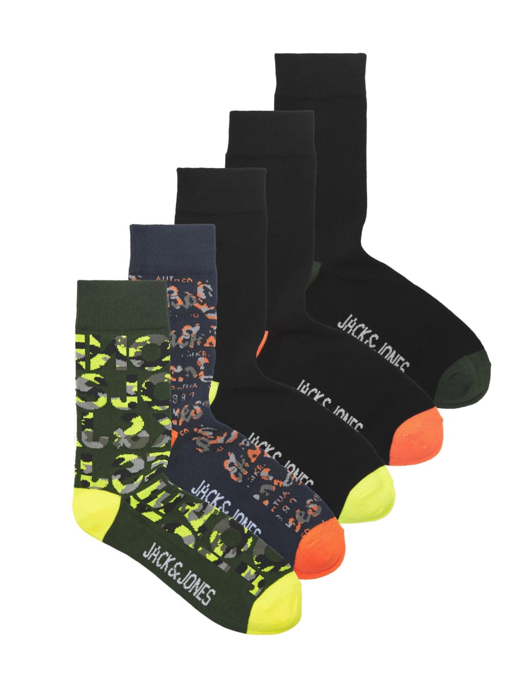 5pk Cotton Rich Socks image 1