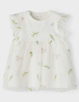 old navy embroidered dress