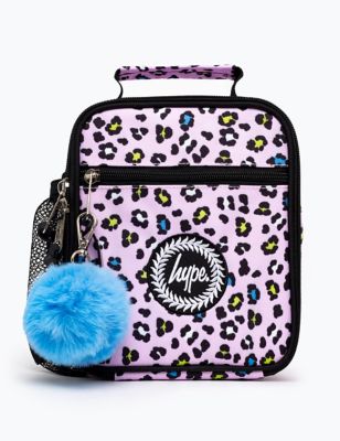 Hype Kid's Leopard Print Lunch Box - Lilac, Lilac