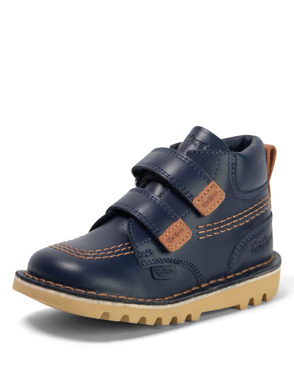 Kids' Leather Riptape Ankle Boots (7 Small - 12 Small) image 6