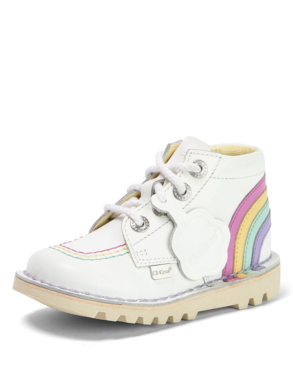 Kids' Leather Rainbow Ankle Boots (7 Small - 12 Small) image 6