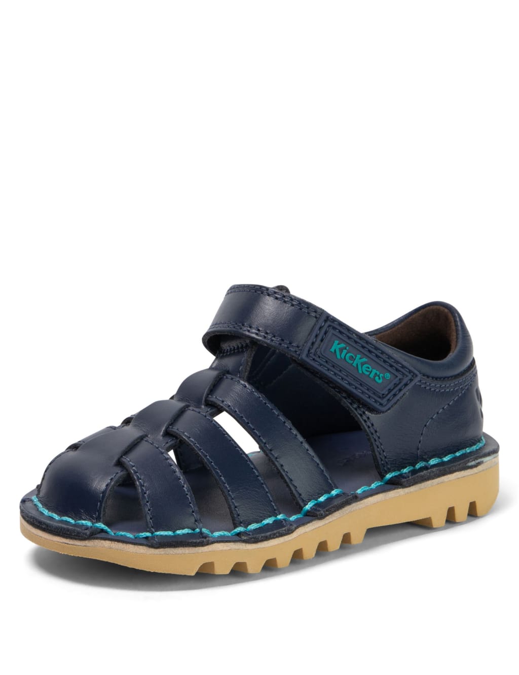 Kids' Leather Riptape Sandals (7 Small-12 Small) image 5