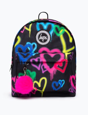 Kids' Graffiti Heart Print Backpack