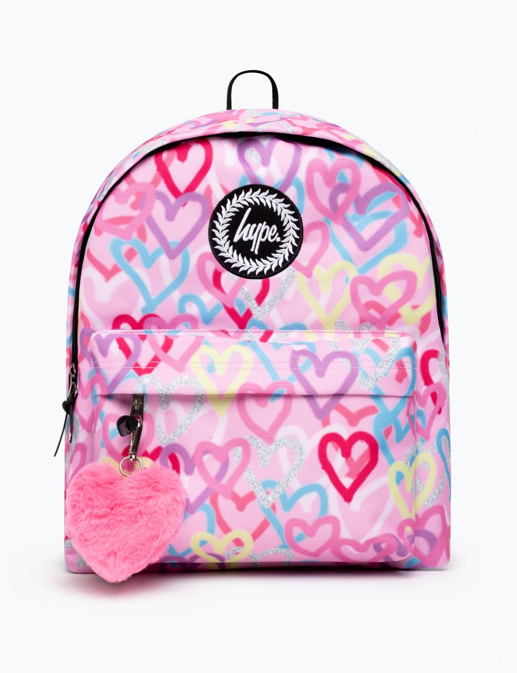 Kids' Graffiti Heart Print Backpack image 1