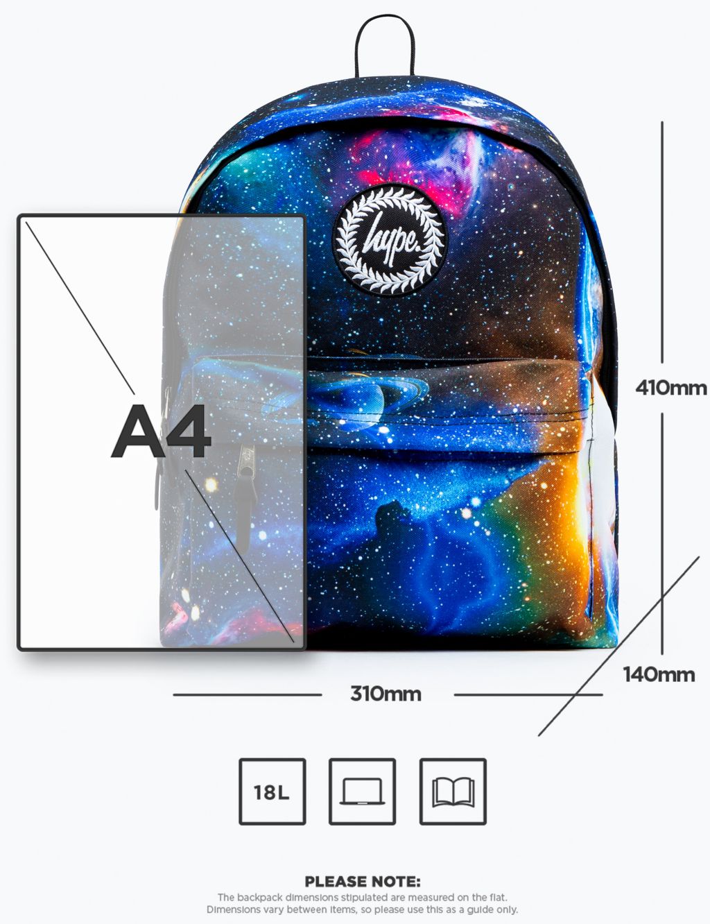 Kids' Space Print Backpack image 6