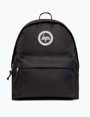 Hype Kids' Plain Backpack - Black, Black
