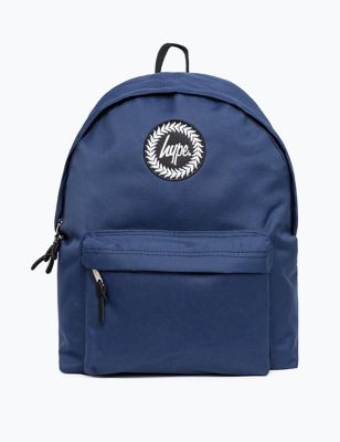 Hype Kid's Plain Backpack - Navy, Navy