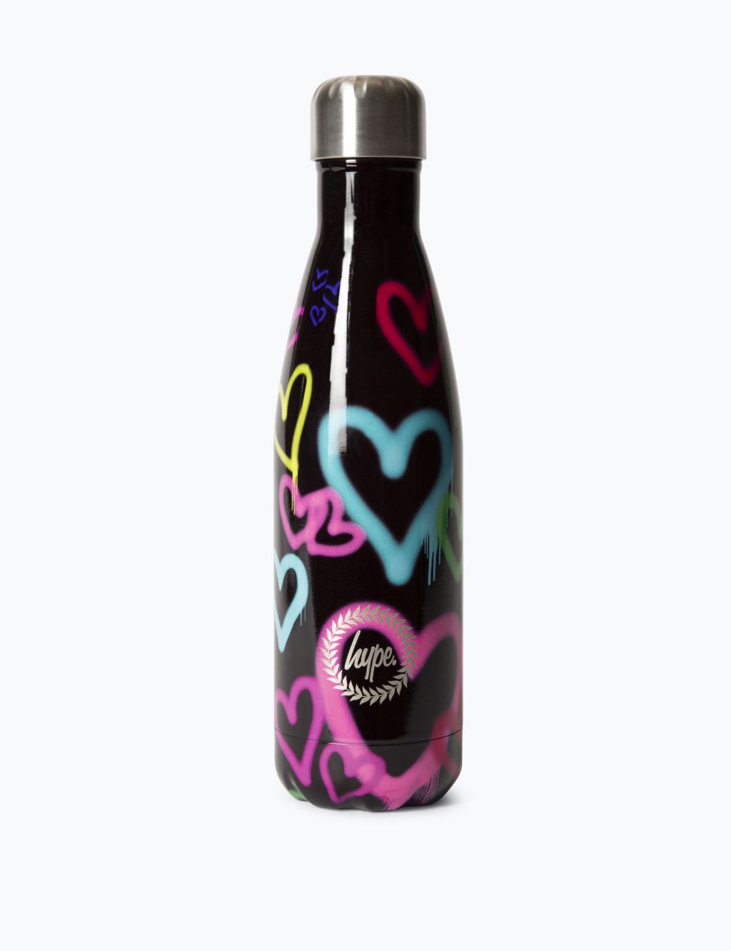 Kids' Graffiti Heart Print Water Bottle