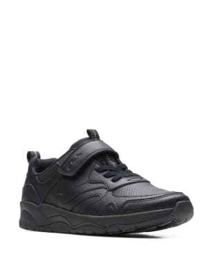 Kids' Leather Riptape Trainers (13 Small - 4 Large)