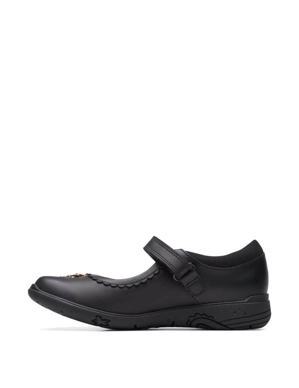 Kids' Leather Riptape Mary Jane Shoes (7 Small - 2½ Large) image 6