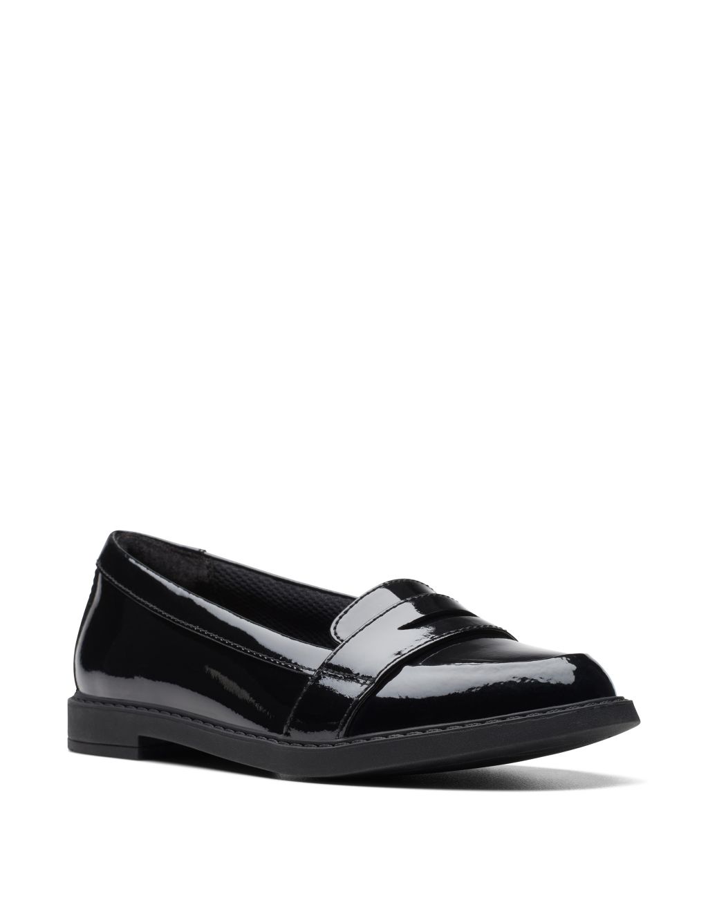 Kids' Patent Leather Slip-On Loafers (13 Small - 2½ Large) image 2