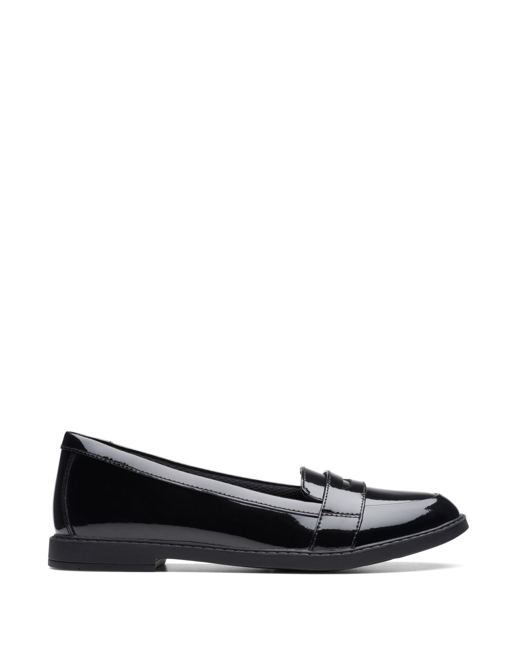 Kids' Patent Leather Slip-On Loafers (3 Small - 8 Small) image 1