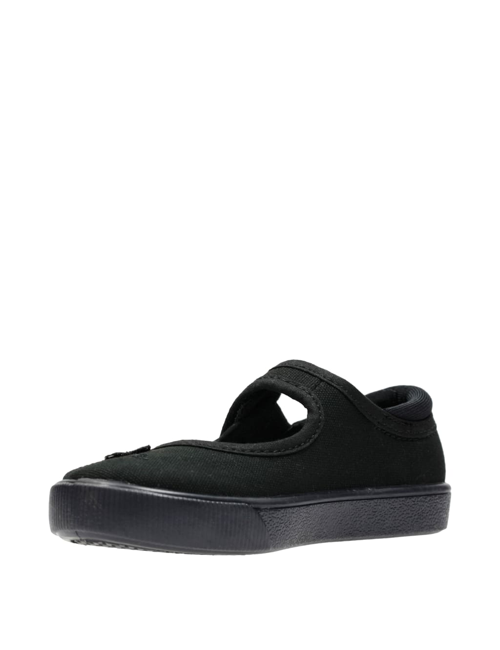 Kids' Canvas Floral Riptape Plimsolls (7 Small - 4 Large) image 3