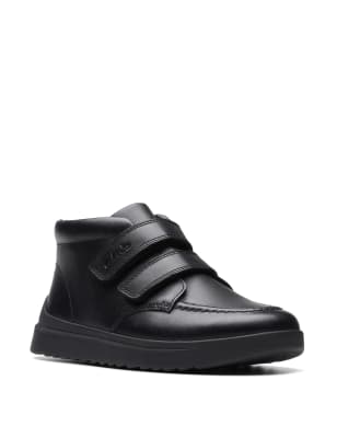 Kids' Leather Riptape Ankle Boots (8 Small - 2½ Large)